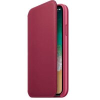 Original Leather Folio Wallet Case For iPhone X Flip Cover With Card Slot Auto Sleep Wake Slim Back Cover for iphonex - intl