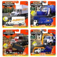 Original Matchbox Working Rigs Alloy Simulation Engineering Vehicle City Service Fleet Car Model Toys for Kids Rescue Co
