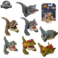 Original Mattel Jurassic World Dominion Dinosaur Figures Uncaged Wild Pop Ups Bouncing Velociraptor Boys Toys Anime Acti