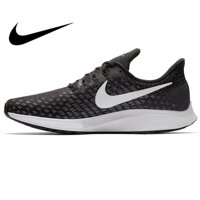 Original NIKE AIR ZOOM PEGASUS 35 Men Running Shoes Wear Resistant Jogging Cushioning Lace up Low Cut Breathable Sneakers Male and Female Shoes