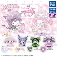 Original Sanrio Kuromi and Melody Dream Mixed Doll Small Handmade Twist Around The Ornaments Toys Action Figures Holiday