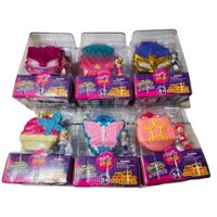 Original Shopkins Mini Secret Shopping Elf Secret Lock Key Pendant Mini Scene Dolls Accessories Girls Play House Toys Gi