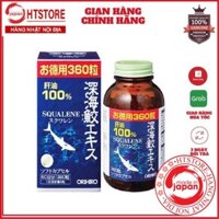 [Orihiro] Viên uống dầu gan cá mập (Sụn vi cá mập) Orihiro 360 viên/ 390 viên