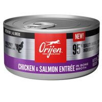 ORIJEN Kitten Recipe Chicken & Salmon Entree Pate cao cấp cho mèo con làm từ gà và cá hồi tươi sống (85g)