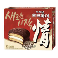 Orion Choco Pie Jeong 468g x 12 Chiếc | Kẹo dẻo mềm & Chocolate Delight