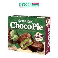 ORION_Bánh Chocopie vị trà xanh đậu đỏ 12P 360g