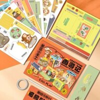 Orner Hành trình đến phương Tây Bộ Origami, Bộ giấy gấp thủ công, Đồ chơi tập luyện thực hành Montessori Nghệ thuật Học tập Phim hoạt hình Origami Thủ công Giấy trẻ em Tập đi Trẻ em