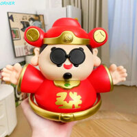 Orner Tumbler Piggy Bank, Tượng Thần Tài Có Thể Mở Tượng Thần Tài, Người Tổ Chức Tiền Jar Beat Âm Nhạc Hoạt Hình Cốc An Toàn Hộp Tiết Kiệm Tiền Quà Tặng Trẻ Em