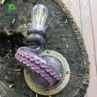 Ornoou Bạch Tuộc Đèn Treo Tường, Bạch Tuộc Hình Xúc Tu Bằng Nhựa Đèn Bạch Tuộc Treo Tường, Thực Tế Mô Phỏng Handmade Động Vật LED Tường Đèn Thanh