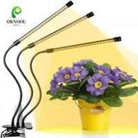 Ornoou Clip Grow Lamps, USB Full Spectrum LED Plant Lights, Smooth Timeing Dimming 3 chế độ Kẹp di động Phytolamp Seedling Grow Tent