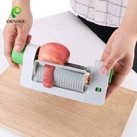 ORNOOU Máy thái lát rau củ ORNOOU, Dụng cụ gọt vỏ trái cây hiệu quả bằng tay, Tiện ích nhà bếp Dụng cụ cắt lát mỏng bằng nhựa có thể điều chỉnh Cà rốt