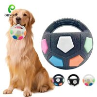 Ornoou Pet Chew Sound Toy, Sáng tạo với bóng Tennis Đồ chơi bóng đá cao su cho thú cưng, Quà tặng đồ chơi chó vui nhộn chống cắn bền bỉ