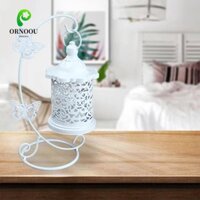 Ornoou Treo Đèn Lồng Nến, Ins Sắt Trang Trí Rỗng Chân Nến, Bắc Âu Thủ Công Sắt Nghệ Thuật Lồng Chim Nến Đèn Lồng Quà Tặng