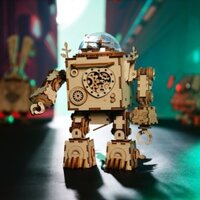 Orpheus Music Box Robotime – Mô hình Hộp nhạc Robot tình yêu Orpheus