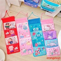 Ort-sanrio Hello Kitty Dụng cụ treo cửa có túi Túi treo tường cho gia đình