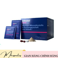 Orthomol Natal - 29 vitamin & khoáng chất cho phụ nữ mang thai và cho con bú. Bổ bầu dạng bột pha kèm viên uống