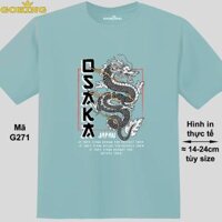 OSAKA, mã G271. Áo thun in đẹp cho nam nữ, cặp đôi, gia đình. Áo phông Goking hàng hiệu cao cấp - Biển, 100 cotton - 4