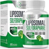 Osasuna Liposomal Sulforaphane 450mg - Viên Uống Bông Cải Xanh Hỗ Trợ Gan, Tim Mạch Và Hệ Tiêu Hóa