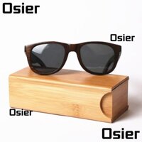 Osier1 bamboo glasses box, pressure-resistant without glasses sunglasses box, portable square wooden sunglasses men