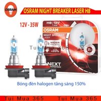 OSRAM H8 Bóng đèn halogen tăng sáng 150% NIGHT BREAKER LASER 12v 35w