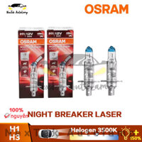 Osram Night Breaker Laser H1 H3 12V 55W Làm sáng +150% Đèn pha Halogen ô tô Đèn chính hãng (1 Bóng đèn)