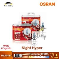 Osram Night Hyper H1 H4 H7 12V 55W 60/55W 3900K Đèn vàng ô tô Halogen Đèn pha Nhà máy gốc