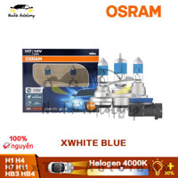 Osram XWHITE BLUE H1 H4 H7 H11 HB3 HB4 12V 55W 60W 51W Ánh sáng trắng vàng Làm sáng +Bóng đèn pha Halogen ô tô 30% Đèn sương mù