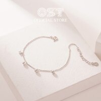[OST] Vòng Tay bạc 925 Cubic Cham Point Ball Chain Bracelet 925 Silver OTB122707NWW