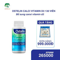 OSTELIN CALCI VITAMIN D3 130 VIÊN - Bổ sung canxi giúp chắc khỏe xương , phát triển chiều cao