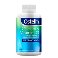 Ostelin Calcium & Vitamin D3 – Viên uống bổ sung Canxi và Vitamin D3 cho bà bầu Úc 250 viên