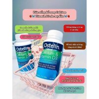 Ostelin canxi & Vitamin D3, Canxi cho bà bầu, 130 viên - Hello kids
