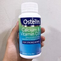 Ostelin canxi & Vitamin D3, Canxi cho bà bầu, 130 viên