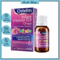 Ostelin Infant Drops, Vitamin D3 dạng nhỏ giọt cho bé từ sơ sinh, 2.4ml