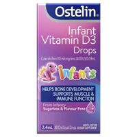 Ostelin Infant Vitamin D3 Drops 2.4ml dạng giọt (0-12 tuổi)