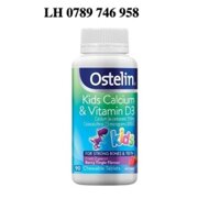 Ostelin Kids Calcium & Vitamin D3 - Viên Nhai Bổ sung Canxi & Vitamin D3 Cho Trẻ (90 Viên)