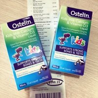 #Ostelin kids milk Calcium D3 Liquid 90ml Dành cho trẻ từ 7 tháng - 3 tuổi( kèm Bill)