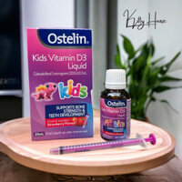 Ostelin Kids Vitamin D3 Liquid 20ml dạng ống hút cho bé
