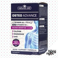 Osteo Advance hộp 60 viên uống canxi, ngừa loãng xương, kết hợp vitamin K2, vitamin D3