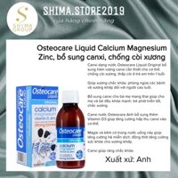 Osteocare Liquid Calcium Magnesium Zinc, bổ sung canxi, chống còi xương 200ml của Anh