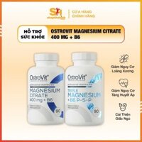 Ostrovit Magnesium Citrate 400 mg + B6 (90 Viên) - Thực Phẩm Bổ Sung Tăng Sức Đề Kháng, Hệ Miễn Dịch