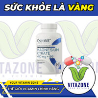 Ostrovit Magnesium Citrate 400mg + B6  - Thực Phẩm Bổ Sung Cải Thiện Giấc Ngủ