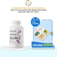 OstroVit Magnez Max Skurcz - Bổ Sung Magnesium Phát Triển Cơ Bắp, Hỗ Trợ Hệ Thần Kinh, Ngủ Ngon (60 viên)