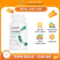 OstroVit Niacin Vitamin B3 200 Viên - Giảm Mệt Mỏi, Hỗ Trợ Hệ Thần Kinh Vững Chắc, Hệ Tiêu Hóa Và Làn Da Khỏe Mạnh