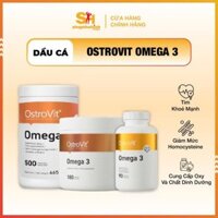 Ostrovit Omega 3 - Viên Dầu Cá Hỗ Trợ Hệ Tim Mạch, Trí Não, Tăng Cường Thị Lực, Sáng Mắt.