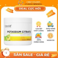 OstroVit Potassium Citrate Powder 200g Vị Chanh - Bổ Sung Kali Cân Bằng Điện Giải