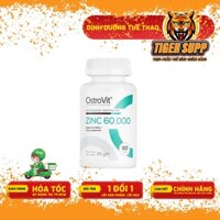 Ostrovit Zinc 60.000 - Vi chất Kẽm Zinc Picolinate hàm lượng cao 60mg - Hộp 90 viên