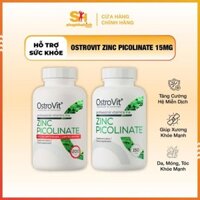 Ostrovit Zinc Picolinate 15mg - Vitamin Kẽm và Khoáng Chất Cho Cơ Thể, Hàng Chính Hãng