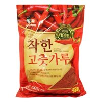 Ớt bột Hàn Quốc Nong Woo VẢY/Chackhan Mịn 500G - Nhập Khẩu Hàn Quốc