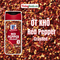 Ớt Khô Xay còn hạt (Ớt Vảy Khô) Red Pepper Crushed MCCORMICK (Mỹ) (1.5oz) 42G