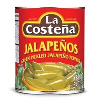 Ớt Trái Ngâm La Costena Jalapeno Green Pickled Pepper 2.8kg
